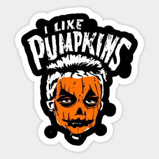 I Like Pumpkins Sticker